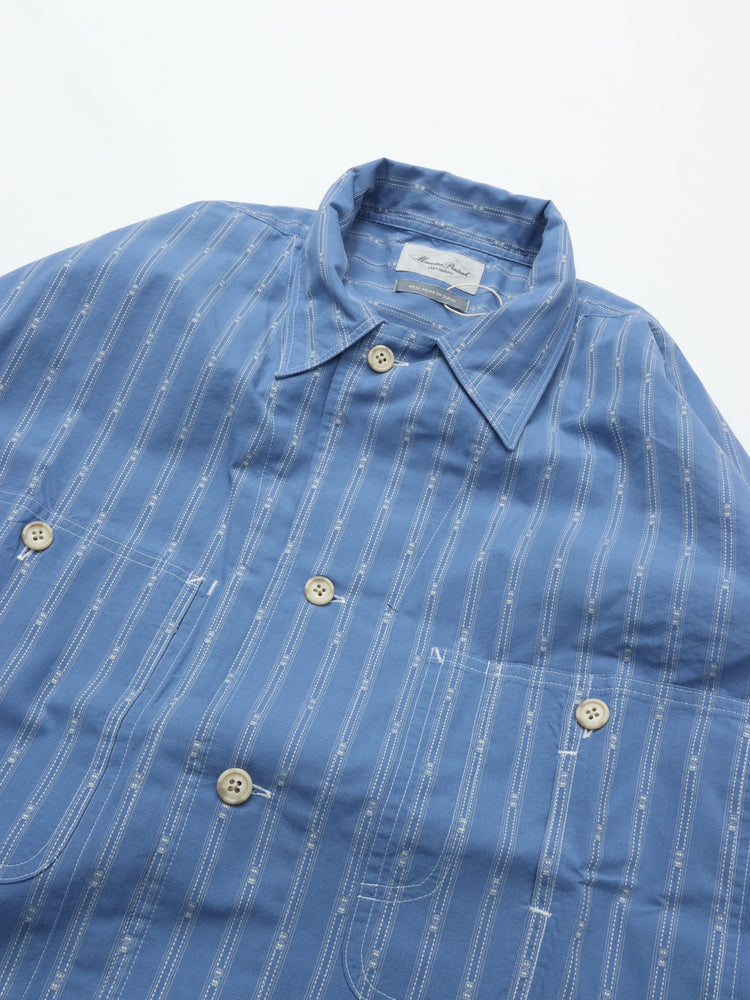 Marvine Pontiak Shirt Makers  Cover All SH L.Blue Dobby