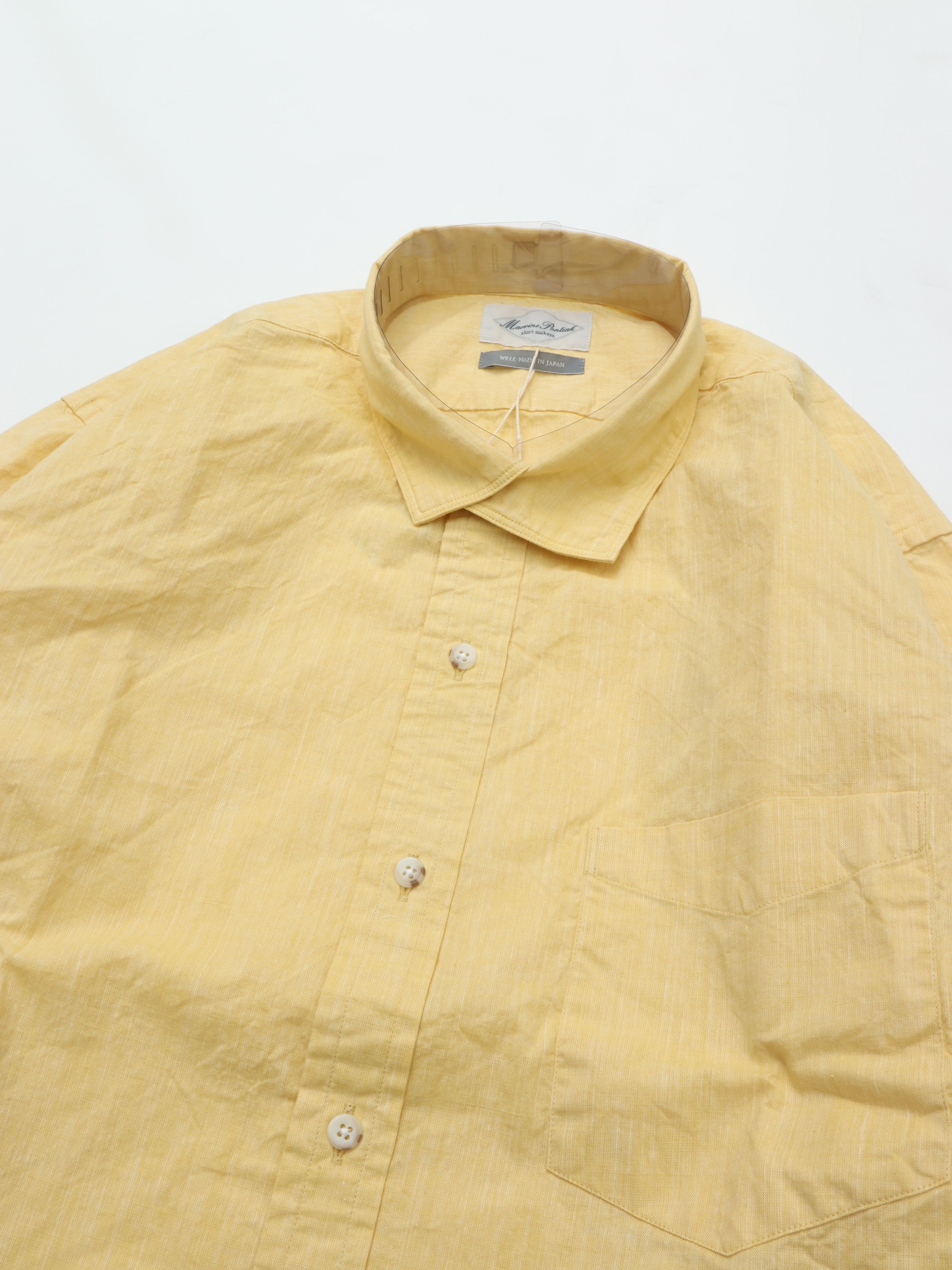 Marvine Pontiak Shirt Makers Italian Collar SH Yuzu – CASDAY