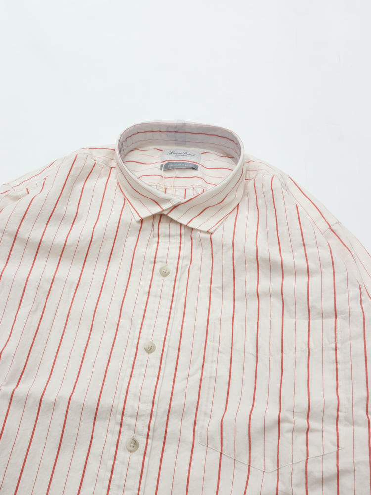 Marvine Pontiak Shirt Makers  Italian Collar SH Red ST