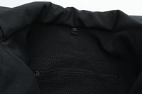 ERA. TAS BIG RED CROSS APRON BAG BLACK