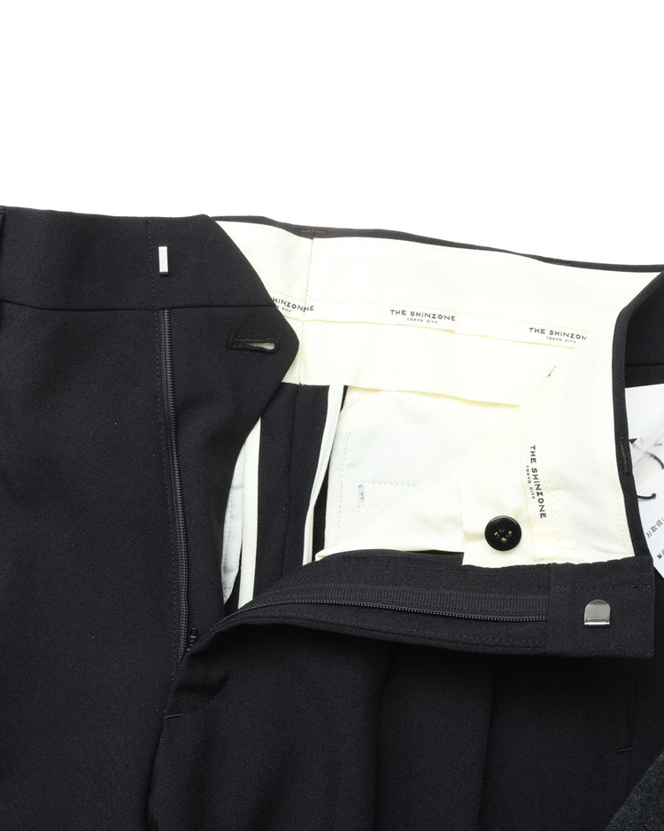 THE SHINZONE  CHRYSLER PANTS BLACK