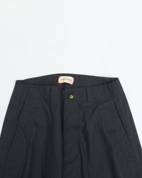 MEYAME  SIDE LINE WIDE PANTS CHARCOAL