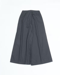 MEYAME  SIDE LINE WIDE PANTS CHARCOAL