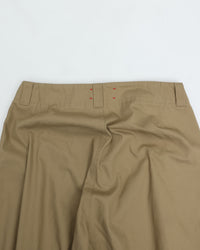 MEYAME SIDE LINE WIDE PANTS BEIGE