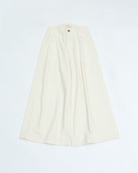 MEYAME SIDE LINE WIDE PANTS WHITE
