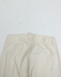 MEYAME SIDE LINE WIDE PANTS WHITE