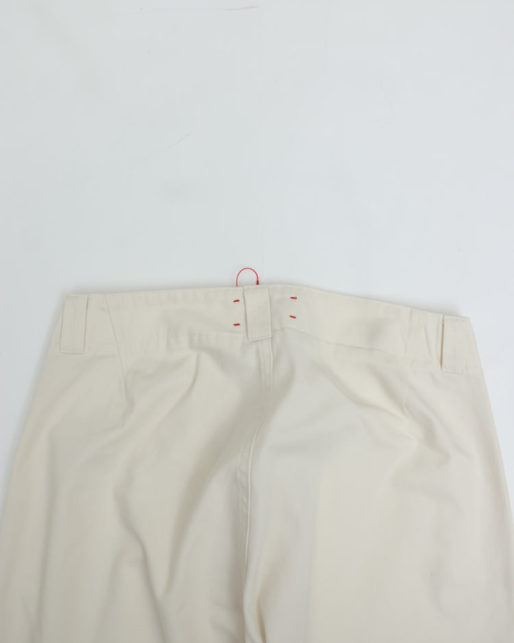MEYAME SIDE LINE WIDE PANTS WHITE