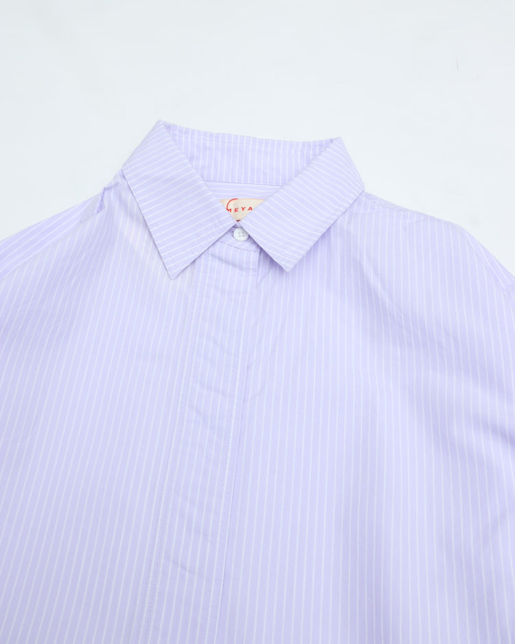 MEYAME  STRIPED SHIRT PURPLE