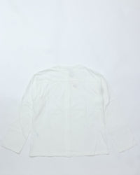 THE SHINZONE / HIGH TWIST COTTON CARDIGAN WHITE