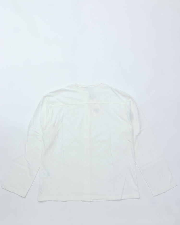 THE SHINZONE / HIGH TWIST COTTON CARDIGAN WHITE