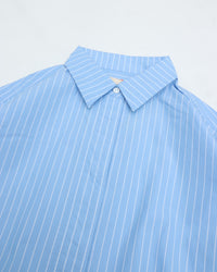 MEYAME  STRIPED SHIRT BLUE