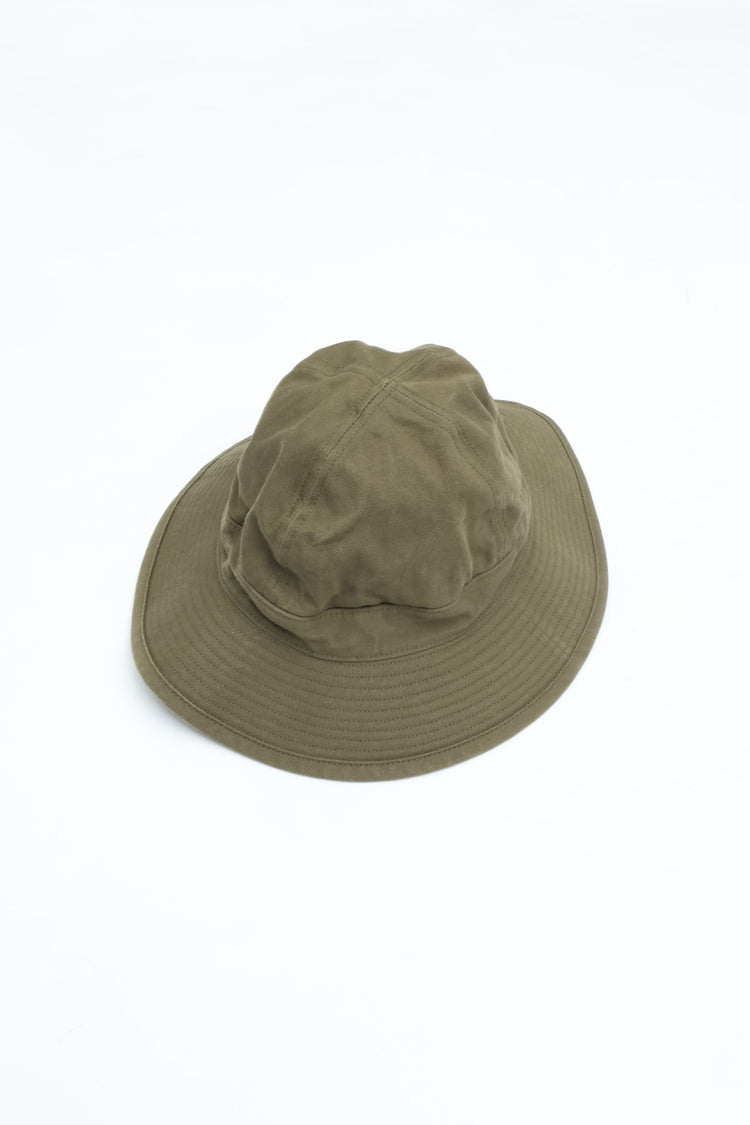 orslow  NAVY HAT HERRINGBONE GREEN