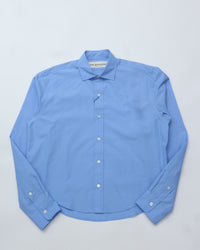 THE SHINZONE  SHORT PECK SHIRT 83 BLUE