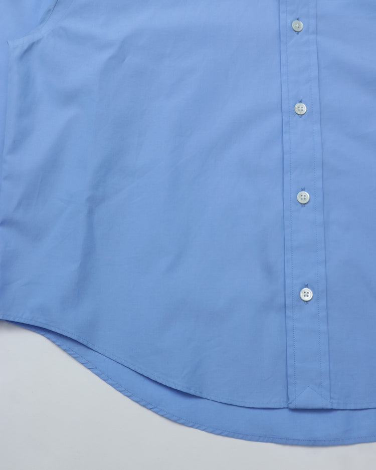 THE SHINZONE  SHORT PECK SHIRT 83 BLUE