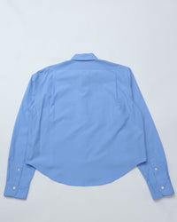 THE SHINZONE  SHORT PECK SHIRT 83 BLUE