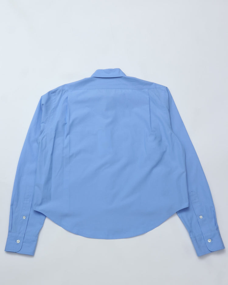 THE SHINZONE  SHORT PECK SHIRT 83 BLUE