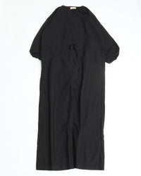 MEYAME  HALF ZIP ALL IN ONE(LONG SLEEVE) BLACK