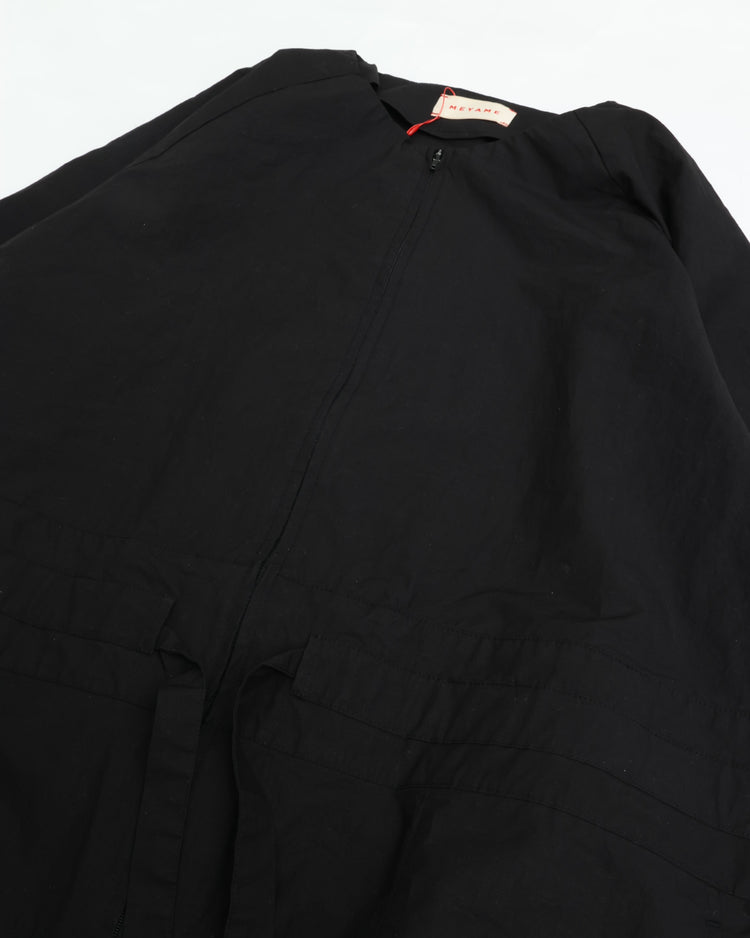 MEYAME  HALF ZIP ALL IN ONE(LONG SLEEVE) BLACK
