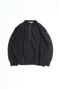 YASHIKI   Kanto ZIp Polo（款冬）YSK-26SS-KN06 BLACK