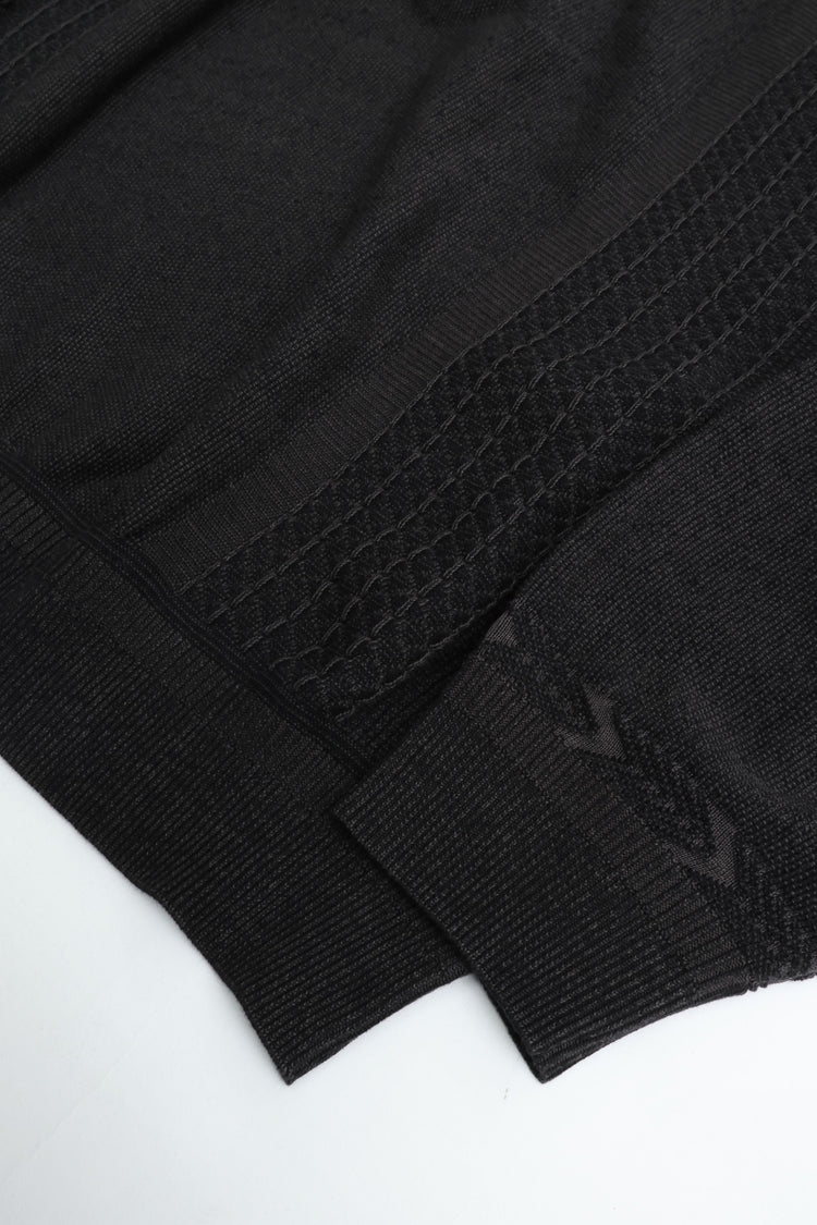 YASHIKI   Kanto ZIp Polo（款冬）YSK-26SS-KN06 BLACK