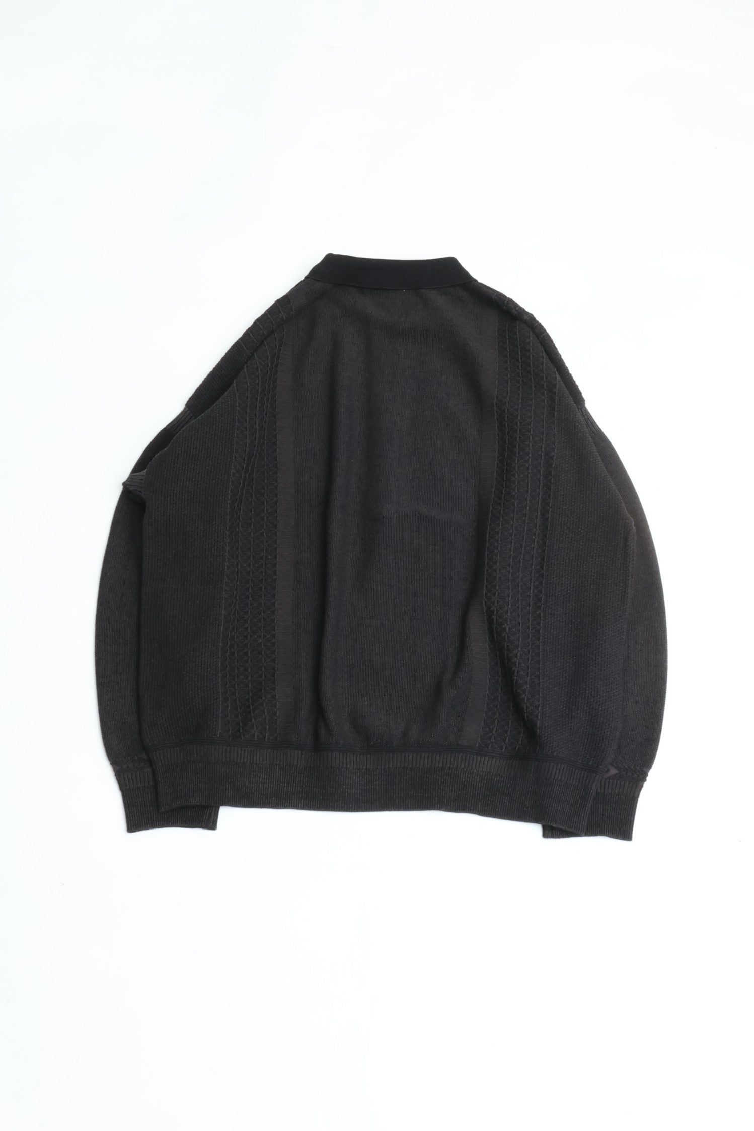 YASHIKI Kanto Zip Polo (Winter) YSK-26SS-KN06 BLACK – CASDAY