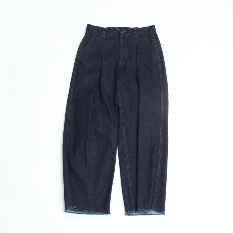 SAYATOMO  2-Tack Cutoff Wide Denim Pants　 SYT-26SS-P01