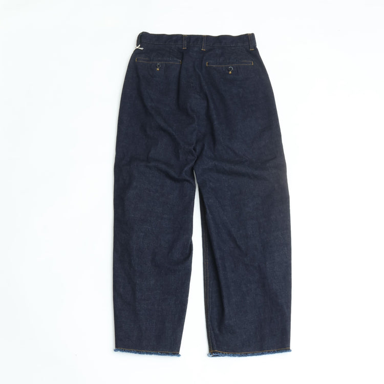 SAYATOMO  2-Tack Cutoff Wide Denim Pants　 SYT-26SS-P01