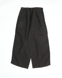 intch.   "Noble PTL" Linen Jacquard Easy Pants Black
