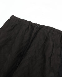intch.   "Noble PTL" Linen Jacquard Easy Pants Black