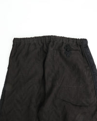 intch.   "Noble PTL" Linen Jacquard Easy Pants Black