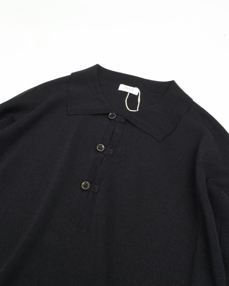 crepuscule  Washi L/S Skipper BLACK