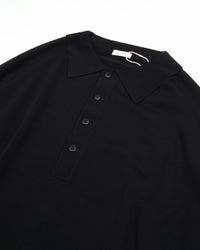 crepuscule  L/S Polo BLACK