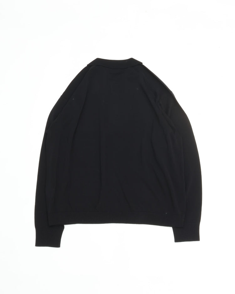 crepuscule  L/S Polo BLACK