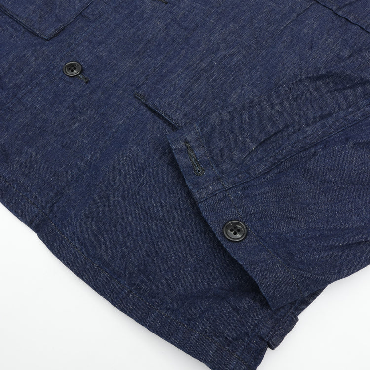 A VONTADE  Naval Utility Jacket -INDIGO