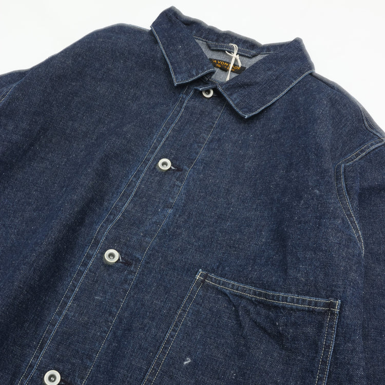 A VONTADE  Coal Mine Denim Blouse -13.5oz Selvedge Denim-