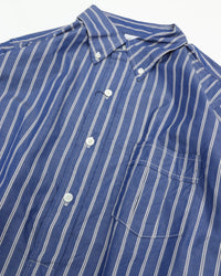 THE CORONA UTILITY CS005 - W.C.W SHIRT PULLOVER / Blue × White