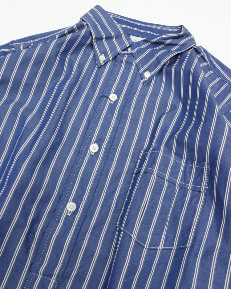 THE CORONA UTILITY CS005 - W.C.W SHIRT PULLOVER / Blue × White