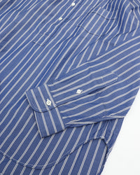 THE CORONA UTILITY CS005 - W.C.W SHIRT PULLOVER / Blue × White