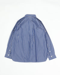 THE CORONA UTILITY CS005 - W.C.W SHIRT PULLOVER / Blue × White