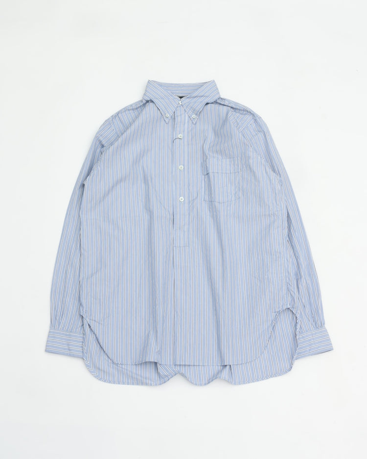 THE CORONA UTILITY CS005 - W.C.W SHIRT PULLOVER / Blue × Charcoal