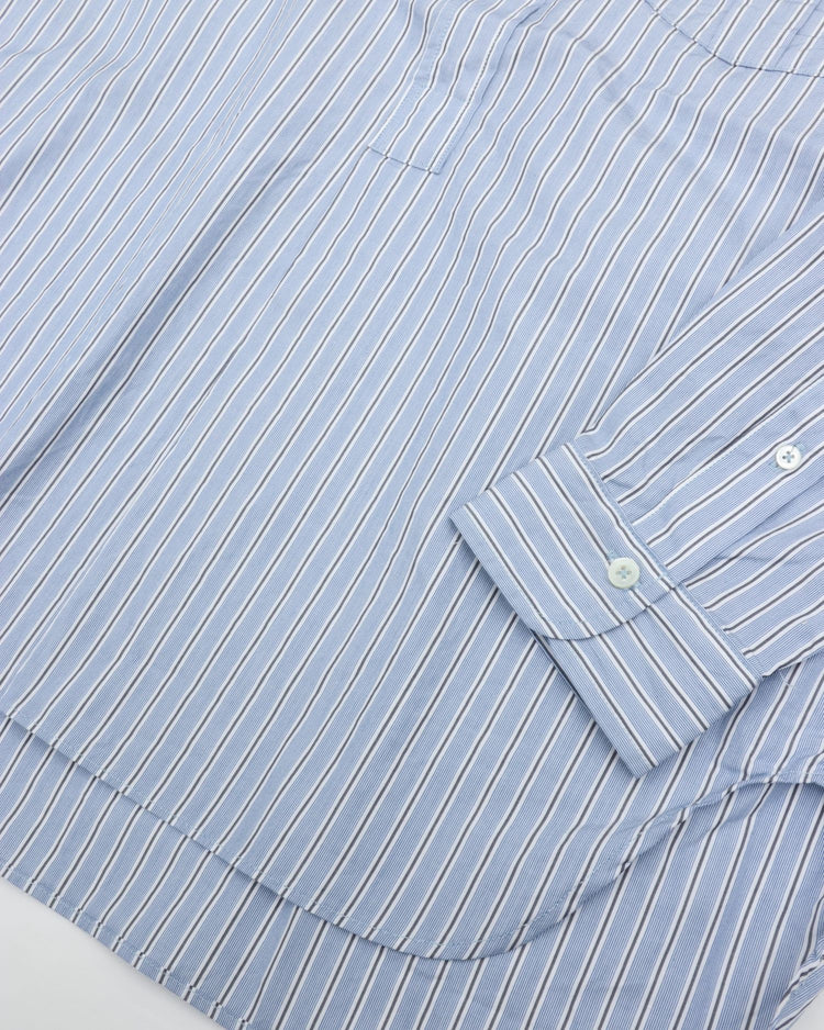 THE CORONA UTILITY CS005 - W.C.W SHIRT PULLOVER / Blue × Charcoal