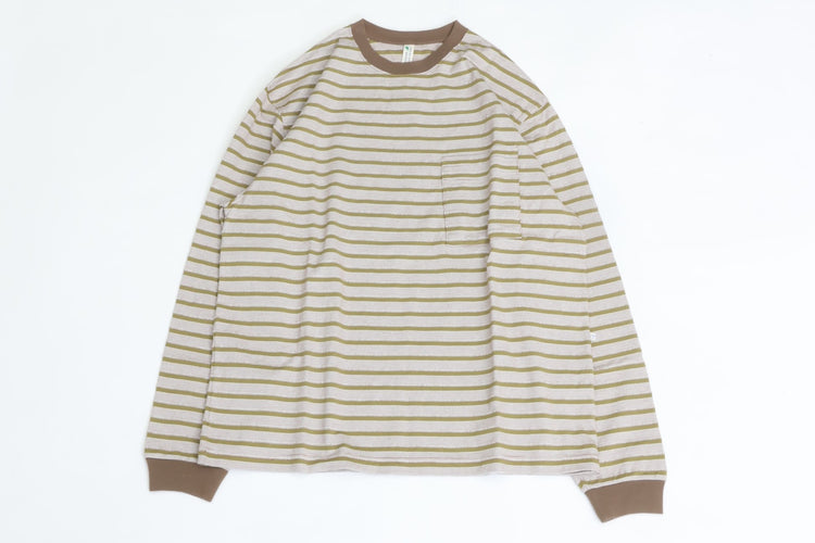 NOROLL  UNEVENNESS L/S TEE GREEN