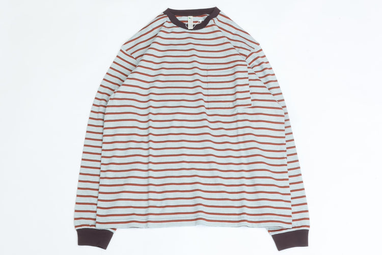 NOROLL  UNEVENNESS L/S TEE ORANGE