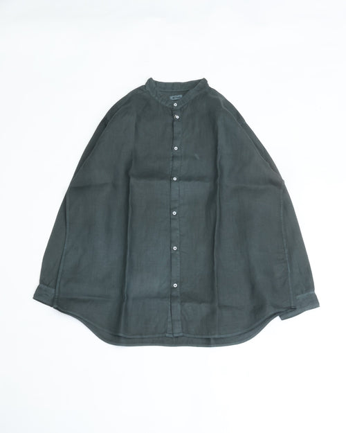 MITTAN Cannabis Shirt 3 (Dark Vegetable Dyeing) SH-137DC Indigo*Golden*Sumi