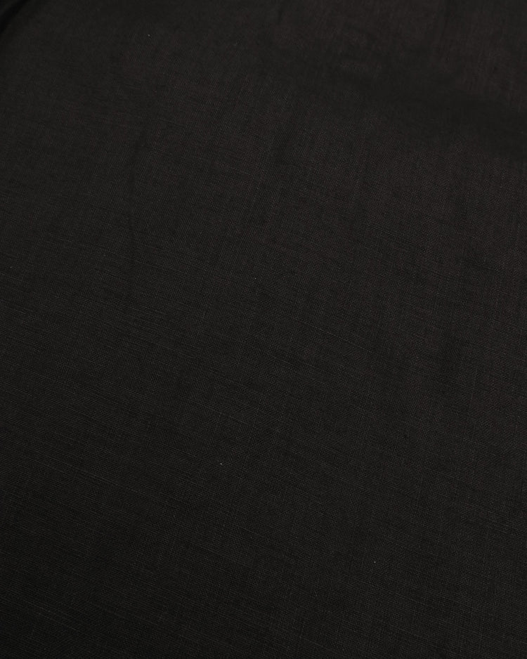 MITTAN Hemp Open-Collar Shirt SH-117 Black