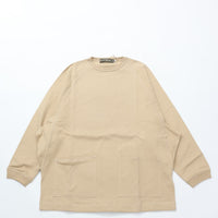 HAVERSACK / Heavy Dry Jersey Raglan Long T-Shirt BEIGE