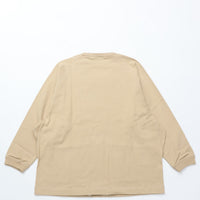 HAVERSACK / Heavy Dry Jersey Raglan Long T-Shirt BEIGE