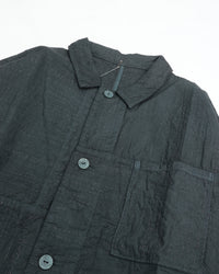 MITTAN Lightweight Sashiko Woven Jacket JK-86 Indigo * Turmeric * Ink