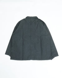 MITTAN    薄手刺し子織ジャケット JK-86 藍*鬱金*墨