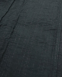 MITTAN    薄手刺し子織ジャケット JK-86 藍*鬱金*墨